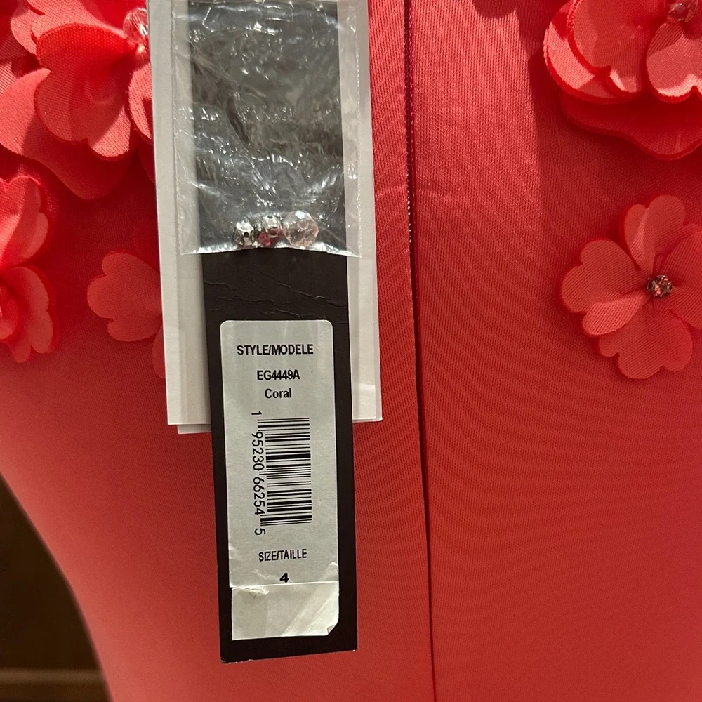 Badgley Mischka Coral Gown